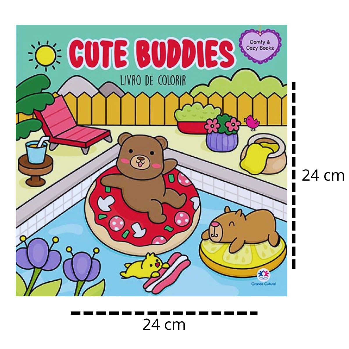 Livro Cute Buddies Comfy & Cozy Books Bobbie Goods - Para Colorir / Relaxar / Atividades - Ciranda Cultural Livro Cute Buddies Comfy & Cozy Books Bobbie Goods - Para Colorir / Relaxar / Atividades - Ciranda Cultural